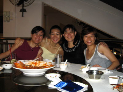Farewell supper with ex Amex freinds.