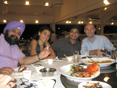Farewell supper with ex Amex freinds.