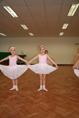 Ballet class.