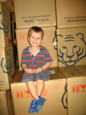 Packing up119 Duchess Avenue.
