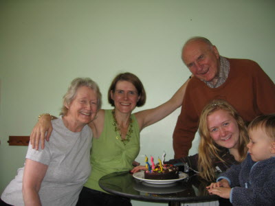Birthday celebrations in Harrogate.