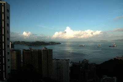 View from our balcony.