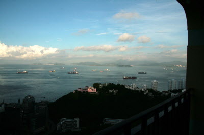 View from our balcony.