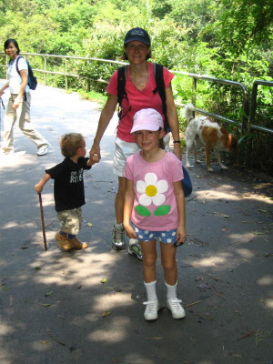 A Sunday walk form our apartment to the Peak.