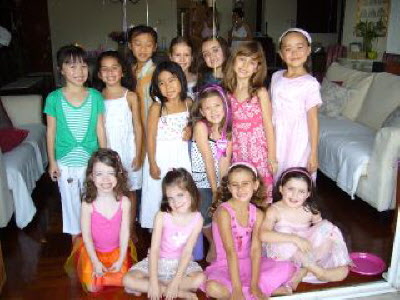 Ashleigh's birthday party.