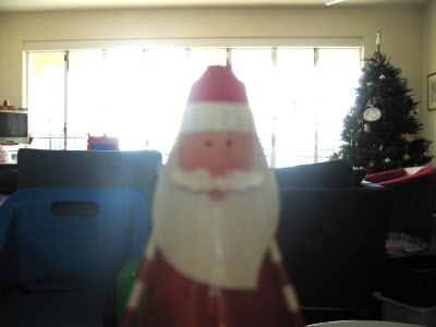 Santa at Flat 13.