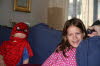 Opening Nanny Jo's Christmas presents.