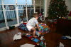 Christmas morning.