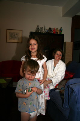 Christmas morning.