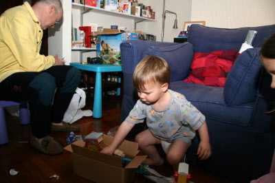 Christmas morning.