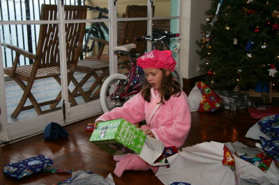 Christmas morning.