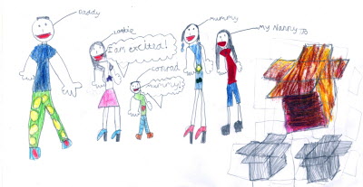 Lottie's moving to HK drawing.