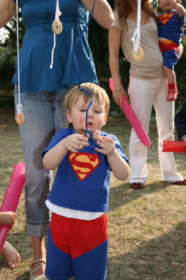 Birthday boy Conrad...