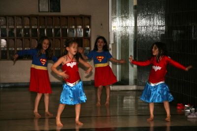 Dancing girl show.