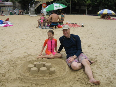 Lottie and her creation.