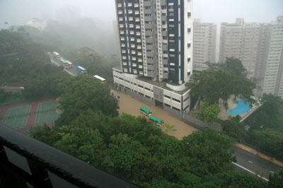 Black rain brings floods and MUD.