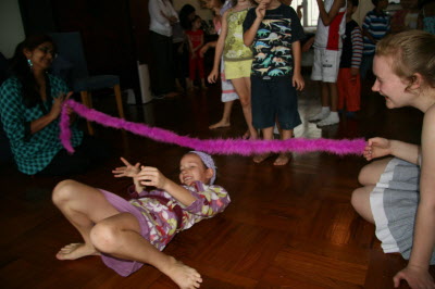 Its in her blood.  Limbo limbo.