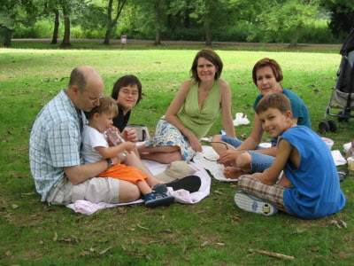 Picnic in the park.