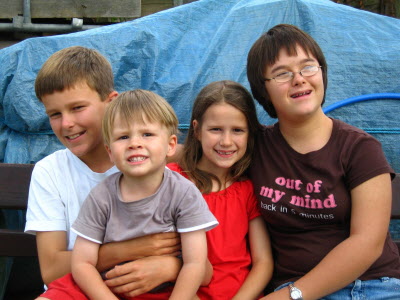 Jamie, Conrad, Lottie & Gabby.