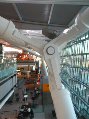 Terminal 5 at Heathrow.