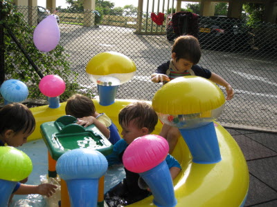 Water fun.