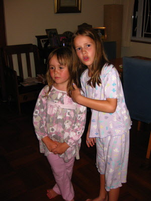 Tired girls.