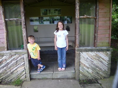 Green hut at RHS Harlowcarr gardens.