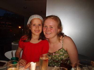 Lottie and Roro in Stanley.