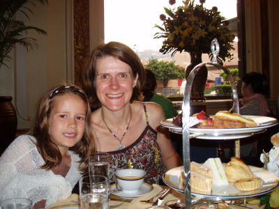 Girls tea at The Peninsular.