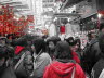 Wanchai market over Chinese New Year.