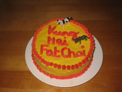Kung Hei Fat Choi - Year of the Ox cake