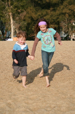 Lottie gives a helping hand