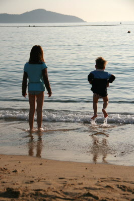 Paddling and Jumping
