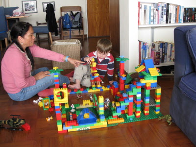 Lego castles for Knights.