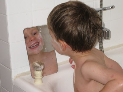 Shaving time...