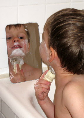 Shaving time...