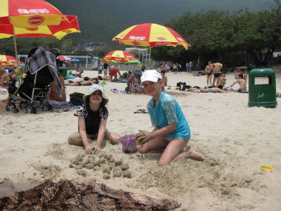Bank holiday at the beach