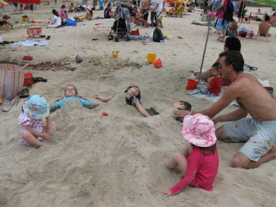 Bank holiday at the beach