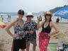 Bank holiday at the beach