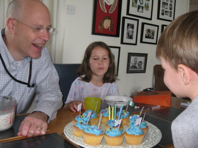 Cake for breakfast.