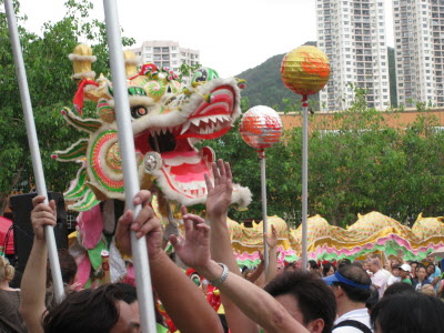Dragon dance DB Plaza.