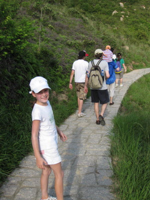 Family trail on Lamma Island.