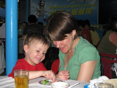 Sea food supper - Lamma.