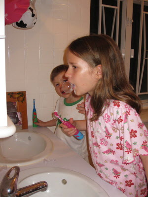 Bedtime (bubbles).