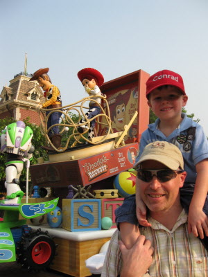 Disney visit with the Grants.