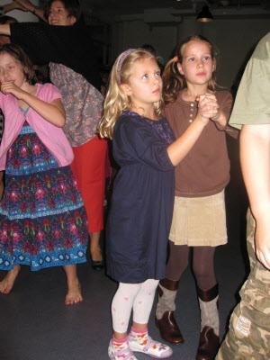Scottish dancing at Emmanuel.