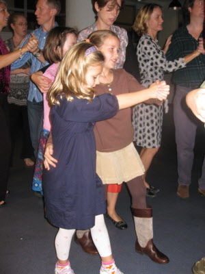 Scottish dancing at Emmanuel.