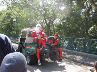 Santa and his elves...