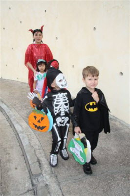 Halloween party at Conrad's school.