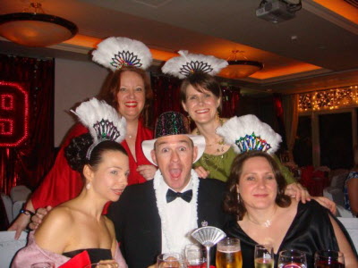 New Year party at the Cricket Club.